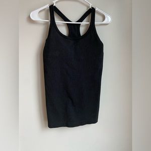 NWOT Lululemon tank with lightly padded bra, size 4